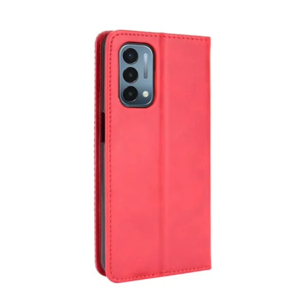 BUSINESS Peňaženkový kryt OnePlus Nord N200 5G červený