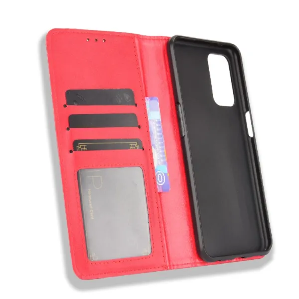 BUSINESS Peňaženkový kryt OnePlus Nord N200 5G červený