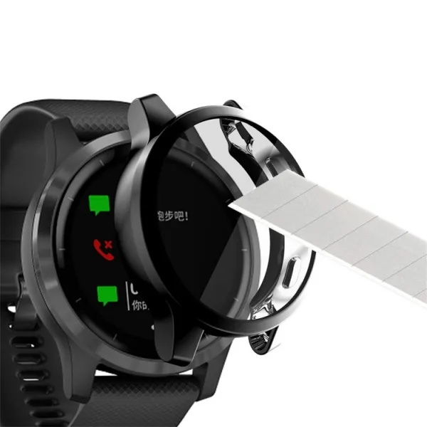ENKAY ochranný kryt Garmin Venu 2 / Vivoactive 4 čierny