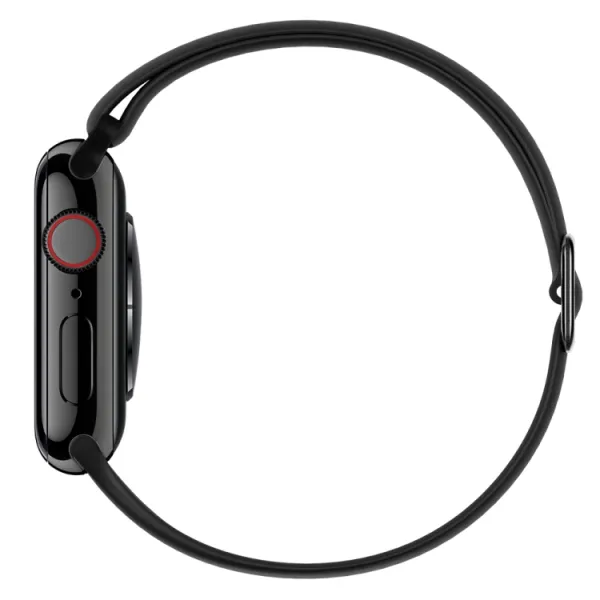ELASTIC Remienok Apple Watch Ultra 1 / 2 / 3 (49mm) / 9 / 8 / 7 (45mm) / 6 / SE / 5 / 4 (44mm) / 3 / 2 / 1 (42mm) čierny