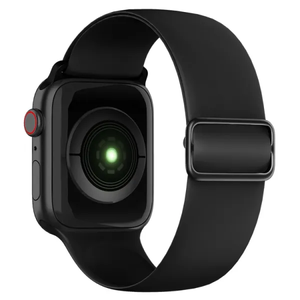 ELASTIC Remienok Apple Watch Ultra 1 / 2 / 3 (49mm) / 9 / 8 / 7 (45mm) / 6 / SE / 5 / 4 (44mm) / 3 / 2 / 1 (42mm) čierny