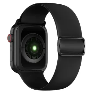 ELASTIC Remienok Apple Watch Ultra 1 / 2 / 3 (49mm) / 9 / 8 / 7 (45mm) / 6 / SE / 5 / 4 (44mm) / 3 / 2 / 1 (42mm) čierny