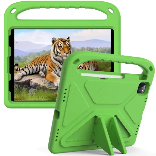 KIDDO Detský obal Apple iPad Pro 11 (2022 / 2021 / 2020 / 2018) / iPad Air 10.9 2020 zelený