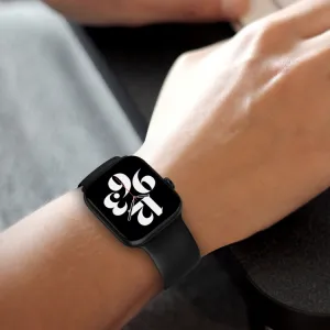 ELASTIC Remienok Apple Watch Ultra 1 / 2 / 3 (49mm) / 9 / 8 / 7 (45mm) / 6 / SE / 5 / 4 (44mm) / 3 / 2 / 1 (42mm) čierny
