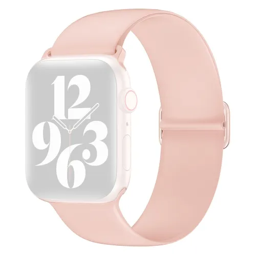 ELASTIC Remienok Apple Watch Ultra 1 / 2 / 3 (49mm) / 9 / 8 / 7 (45mm) / 6 / SE / 5 / 4 (44mm) / 3 / 2 / 1 (42mm) ružový