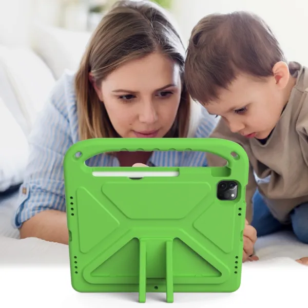 KIDDO Detský obal Apple iPad Pro 11 (2022 / 2021 / 2020 / 2018) / iPad Air 10.9 2020 zelený