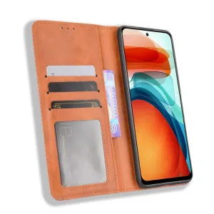 BUSINESS Peňaženkový kryt Xiaomi Poco X3 GT hnedý