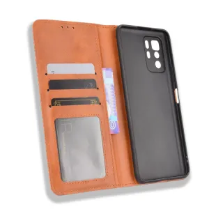 BUSINESS Peňaženkový kryt Xiaomi Poco X3 GT hnedý