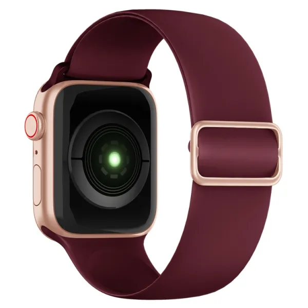 ELASTIC Remienok Apple Watch Ultra 1 / 2 / 3 (49mm) / 9 / 8 / 7 (45mm) / 6 / SE / 5 / 4 (44mm) / 3 / 2 / 1 (42mm) červený