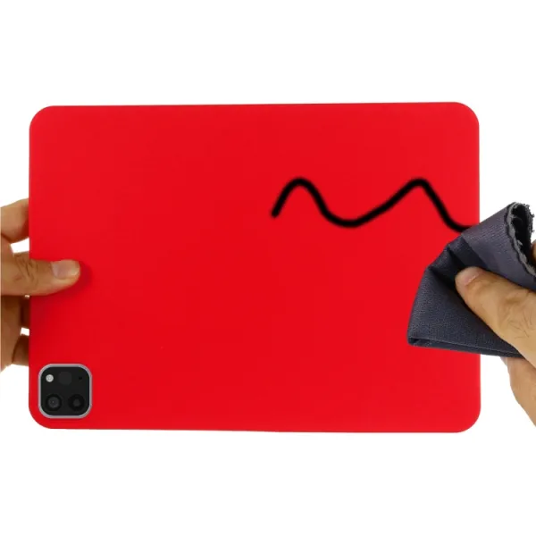 RUBBER Gumený kryt Apple iPad Pro 11 (2022 / 2021 / 2020 / 2018) červený