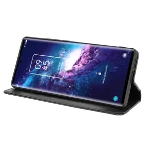 BUSINESS Peňaženkový kryt TCL 20 Pro 5G čierny