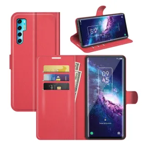 LITCHI Ochranný kryt TCL 20 Pro 5G červený