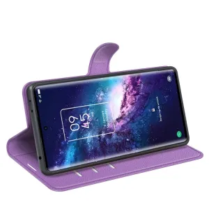 LITCHI Ochranný kryt TCL 20 Pro 5G fialový