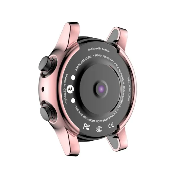 Ochranný obal Motorola Moto 360 3. gen ružový