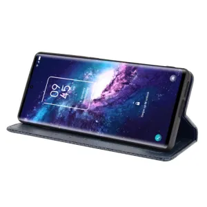 BUSINESS Peňaženkový kryt TCL 20 Pro 5G modrý