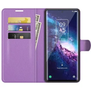 LITCHI Ochranný kryt TCL 20 Pro 5G fialový