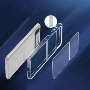 Ochranný plastový kryt Samsung Galaxy Z Fold 3 5G priehľadný