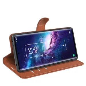 LITCHI Ochranný kryt TCL 20 Pro 5G hnedý