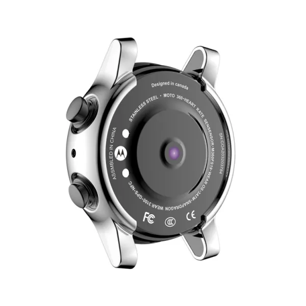Ochranný obal Motorola Moto 360 3. gen strieborný
