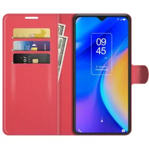 LITCHI Ochranný kryt TCL 20 SE červený