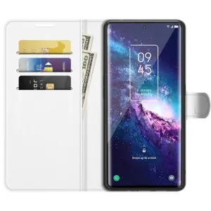 LITCHI Ochranný kryt TCL 20 Pro 5G biely