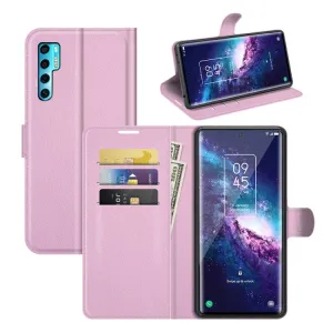 LITCHI Ochranný kryt TCL 20 Pro 5G ružový