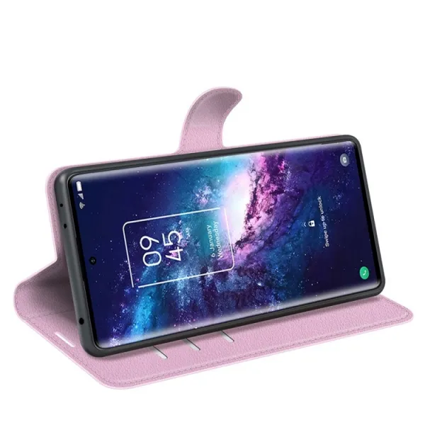LITCHI Ochranný kryt TCL 20 Pro 5G ružový
