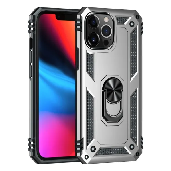 RING Ochranný obal Apple iPhone 13 Pro Max strieborný