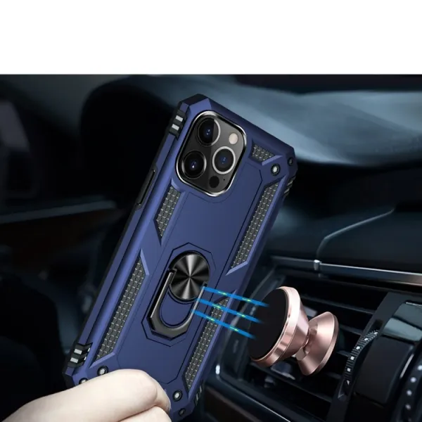 RING Ochranný obal Apple iPhone 13 Pro Max modrý