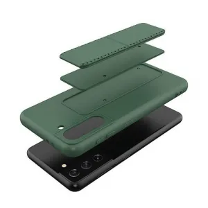MG Kickstand silikónový kryt na Samsung Galaxy S21 Plus 5G, ružový