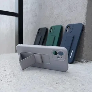 MG Kickstand silikónový kryt na Samsung Galaxy S21 Plus 5G, ružový
