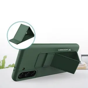 MG Kickstand silikónový kryt na Samsung Galaxy S21 Plus 5G, ružový