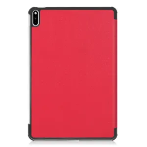 ENKAY LEATHER Zaklápací obal Huawei MatePad Pro červený