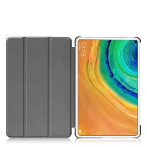 ENKAY LEATHER Zaklápací obal Huawei MatePad Pro šedý