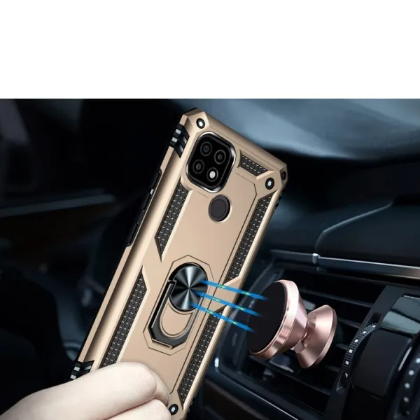 RING Ochranný obal Realme C21 zlatý