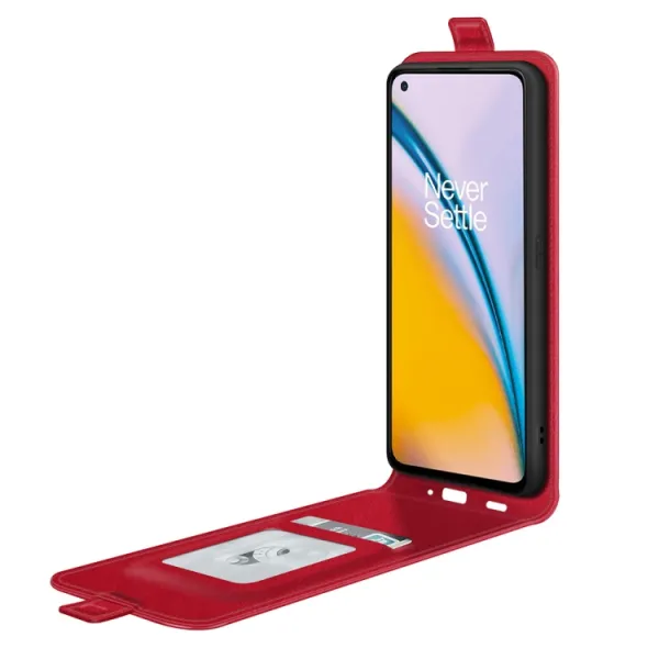 Vyklápacie puzdro OnePlus Nord 2 5G červené