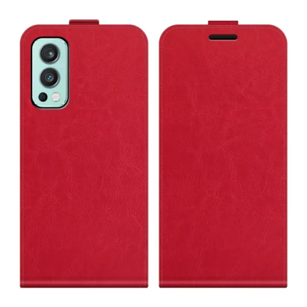 Vyklápacie puzdro OnePlus Nord 2 5G červené