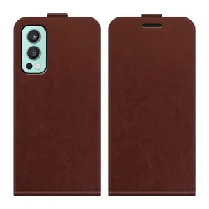 Vyklápacie puzdro OnePlus Nord 2 5G hnedé