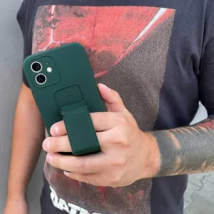 MG Kickstand silikónový kryt na Samsung Galaxy S21 Plus 5G, ružový