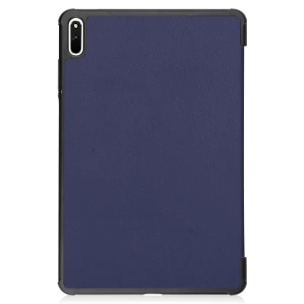LEATHER Zaklápací obal Huawei MatePad 11 tmavomodrý