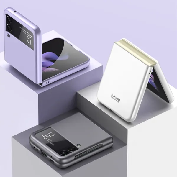 GKK Plastový kryt Samsung Galaxy Z Flip 3 5G šedý