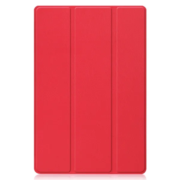 LEATHER Zaklápací obal Huawei MatePad 11 svetločervený