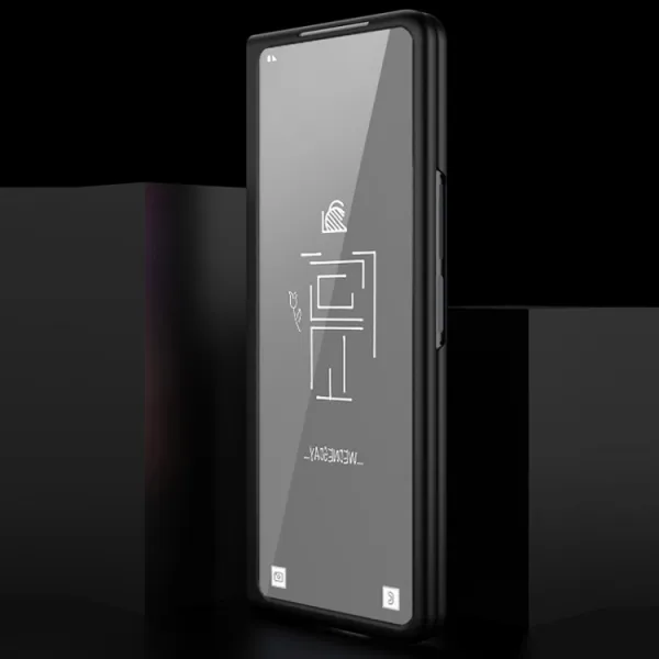 GKK STRIPES Ochranný kryt Samsung Galaxy Z Fold 3 5G strieborný