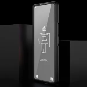 GKK STRIPES Ochranný kryt Samsung Galaxy Z Fold 3 5G strieborný