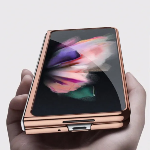 GKK PHANTOM Ochranný kryt Samsung Galaxy Z Fold 3 5G bronzový