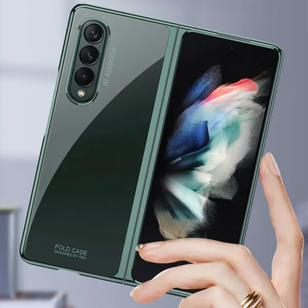 GKK PHANTOM Ochranný kryt Samsung Galaxy Z Fold 3 5G bronzový
