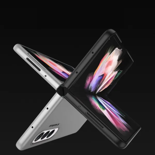 GKK Plastový kryt Samsung Galaxy Z Fold 3 5G strieborný