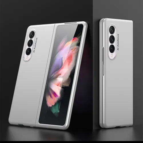 GKK Plastový kryt Samsung Galaxy Z Fold 3 5G strieborný