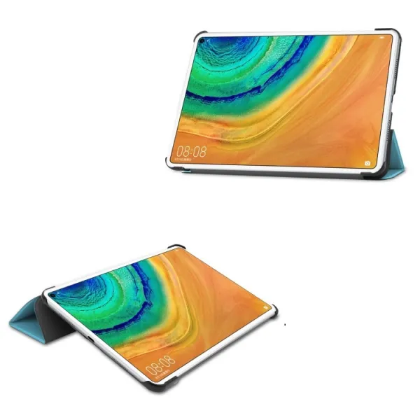 ENKAY LEATHER Zaklápací obal Huawei MatePad Pro svetlomodrý