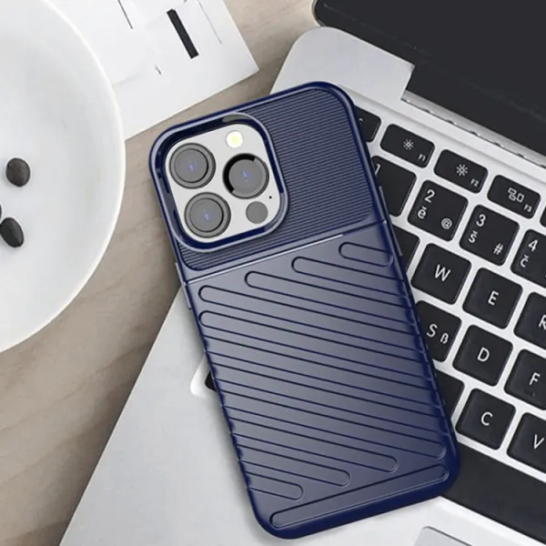 THUNDER Ochranný kryt Apple iPhone 13 Pro modrý